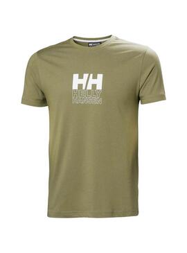 T-Shirt Helly Hansen Core Grün für männer