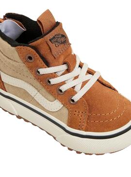 Sneaker Vans MTE SK8-Hi Zip Camel für baby