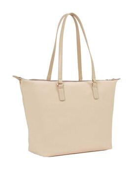 Tasche Tommy Hilfiger Poppy Tote Beige für frauen