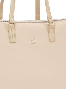 Tasche Tommy Hilfiger Poppy Tote Beige für frauen