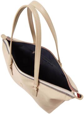 Tasche Tommy Hilfiger Poppy Tote Beige für frauen