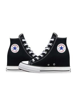 Sneaker Converse Chuck Taylor All Star Wedge Schwarz für frauen