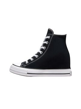 Sneaker Converse Chuck Taylor All Star Wedge Schwarz für frauen