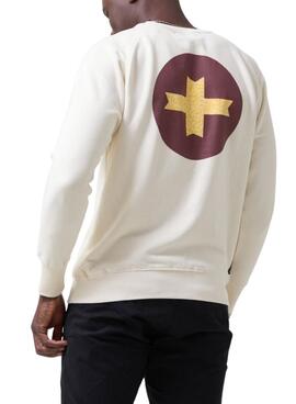 Sweatshirt Altonadock Kreuz Beige für Männer