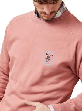 Sweatshirt Altonadock Motorrad Rosa für Männer