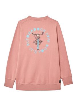 Sweatshirt Altonadock Motorrad Rosa für Männer