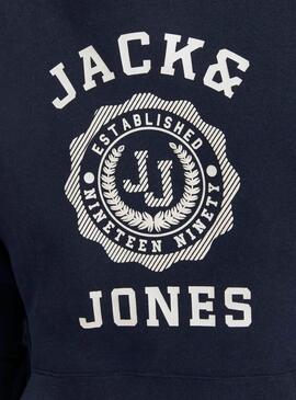 Kapuzensweatshirt Jack and Jones Victo Marine für Männer