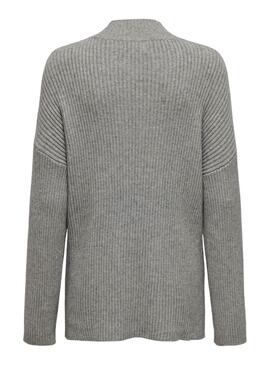 Pullover Only Katia Rollkragen Grau für Frauen