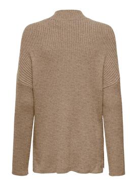 Pullover Only Katia Rollkragen Braun für Frauen