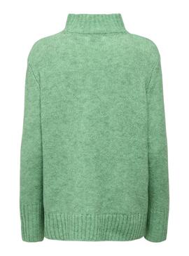 Pullover Only Aya Grün Rollkragen für Frauen