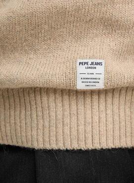 Pullover Pepe Jeans Cred Beige für männer