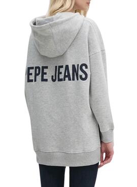 Sweatshirt Pepe Jeans Fergie grau für frauen