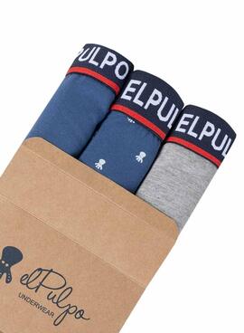 Pack mit 3 Boxershorts El Pulpo Multicolor für Männer