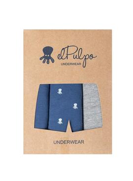 Pack mit 3 Boxershorts El Pulpo Multicolor für Männer