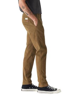 Hose Levis XX Chino Standard Taper aus Cord Camel für Männer