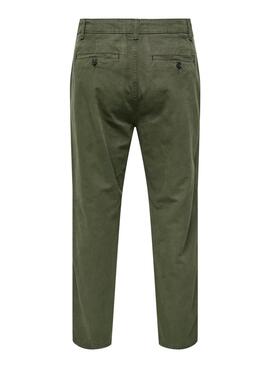 Chino Hose Only and Sons Grün für Männer