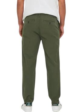 Chino Hose Only and Sons Grün für Männer