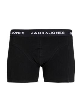 Pack mit 3 Boxershorts Jack and Jones Schwarz Logo für Männer