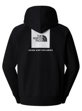 Sweatshirt The North Face Ranglan Box Schwarz für Männer