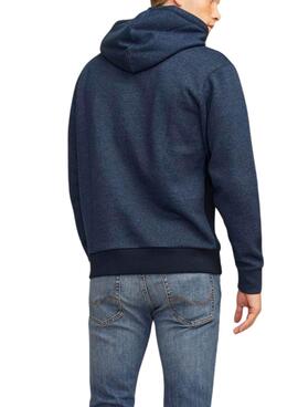 Sweatshirt Jack and Jones Blocked Navy für Männer