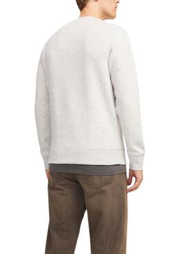 Sweatshirt Jack and Jones Skull Beige für Männer