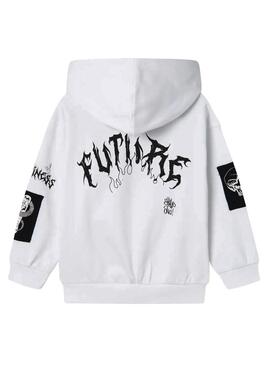 Sweatshirt Name It Stroels Weiß für Jungen