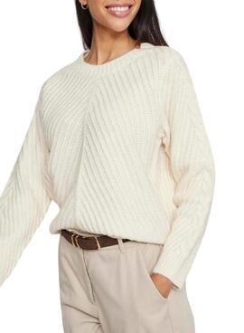 Pullover Vila Vierin Beige für frauen