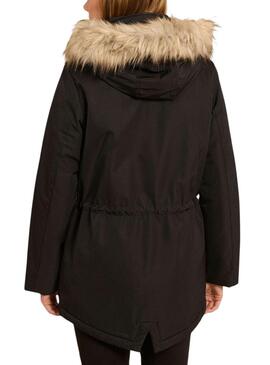 Parka Naf Naf Bupark Schwarz für frauen