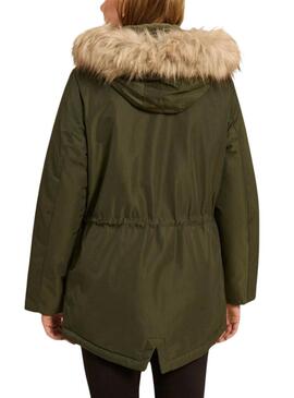 Parka Naf Naf Bupark Grün für frauen