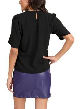 Bluse Naf Naf Knoten Schwarz für frauen