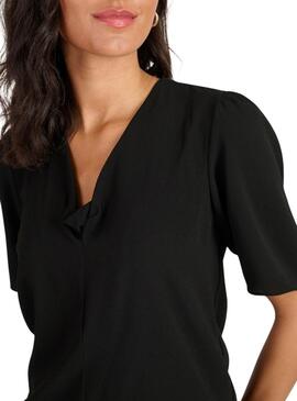 Bluse Naf Naf Knoten Schwarz für frauen