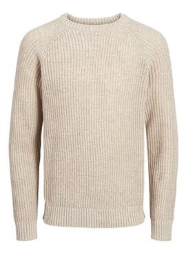 Pullover Jack and Jones Jones Beige für männer