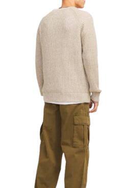 Pullover Jack and Jones Jones Beige für männer