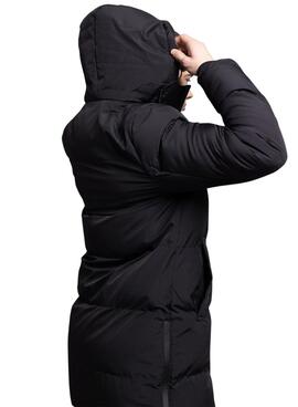 Parka Klout Andorra gesteppte schwarze Herrenjacke