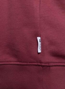 Sweatshirt Klout Mid Zip Granat für Männer