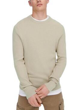 Jersey Only and Sons Phil beige für Männer