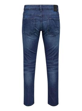 Only and Sons Loom Slim Jeans blau für Herren.