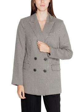 Blazer Only Lettie Hahnentritt Schwarz für Damen