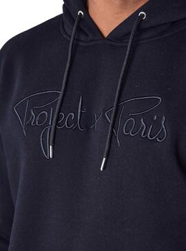 Sweatshirt Project x Paris Hood schwarz für Herren