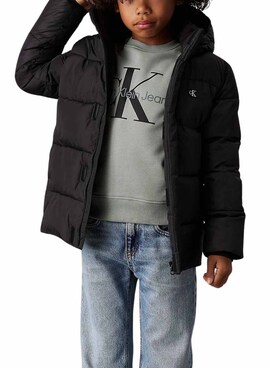 Jacke Calvin Klein Essential Puffer Schwarz Junge