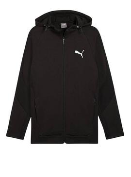 Puma Evostripe Kapuzenpullover Schwarz für Herren.