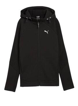 Puma Evostripe Kapuzenpullover schwarz für Damen