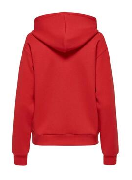 Sweatshirt Only Scarlett rot für Frauen