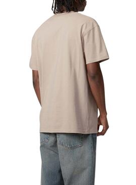 T-Shirt Carhartt American Script in toffee für Herren