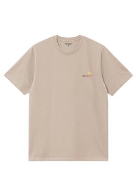 T-Shirt Carhartt American Script in toffee für Herren