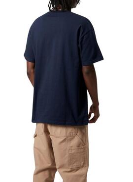 T-shirt Carhartt Chase navy für Herren.