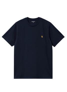 T-shirt Carhartt Chase navy für Herren.