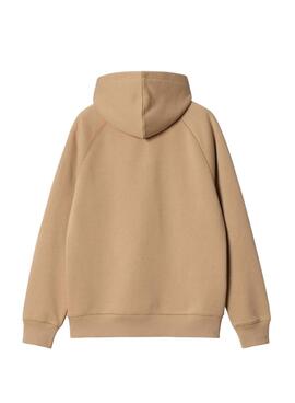 Sweatshirt Carhartt Chase Kapuze Kamel für Herren.