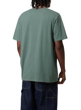 T-shirt Carhartt Pocket grün für Männer.