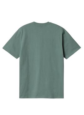 T-shirt Carhartt Pocket grün für Männer.